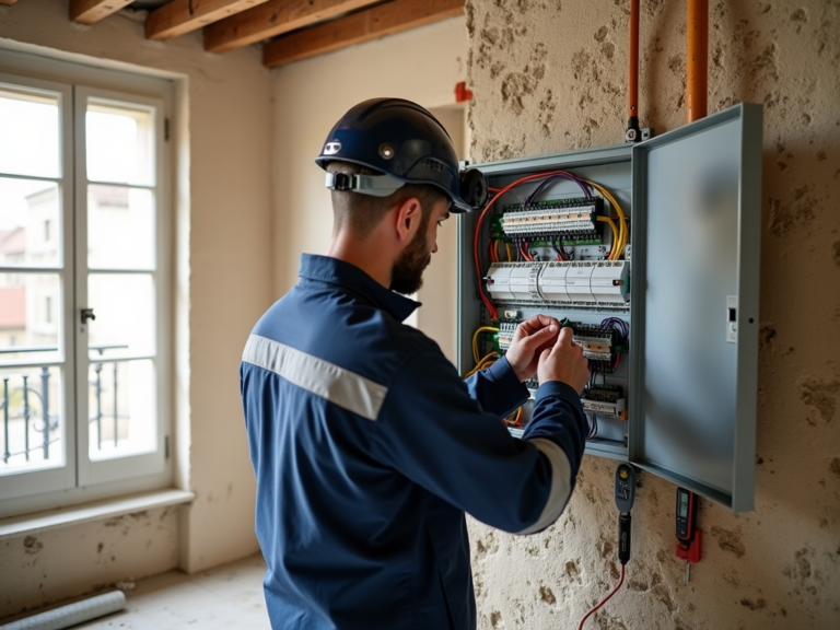 electricien-bordeaux-travail-panneau-electrique