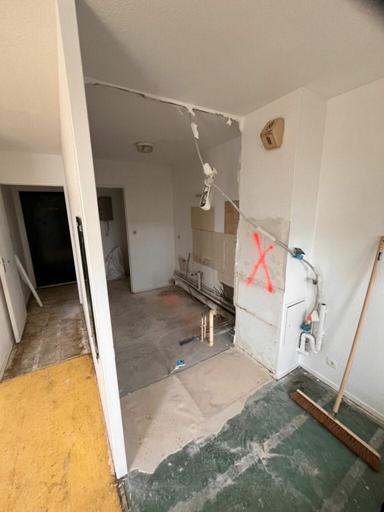 Rénovation d'un espace intérieur